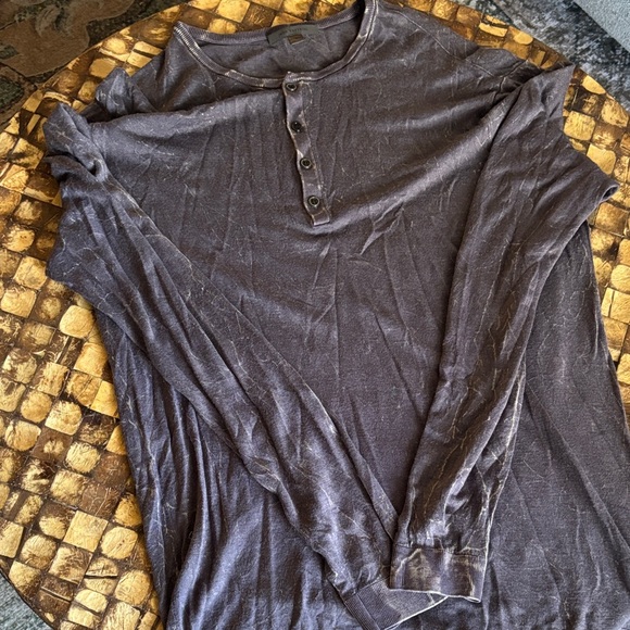 John Varvatos Other - John Varvatos Charcoal Long Sleeve Henley